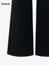 Deconstructed Layered Flared Pants