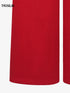 Avenue Red Layered Waistband Sweatpants