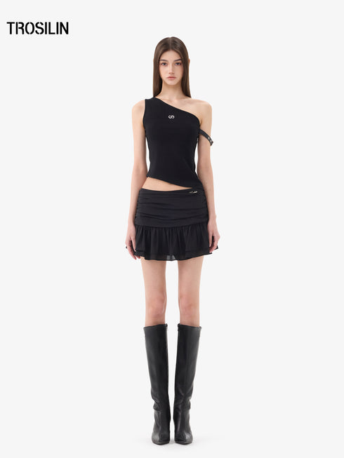 Silver Label Tiered Tulle Skirt