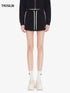 Black Track-Inspired Skort