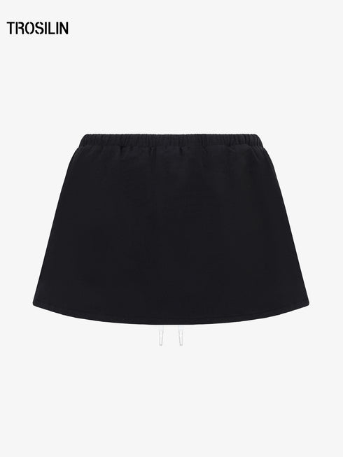 Black Track-Inspired Skort