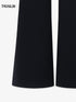 DOTTED LUXE Flared Low-Waist Trousers