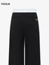 Midnight Drape Satin Waistband Trousers