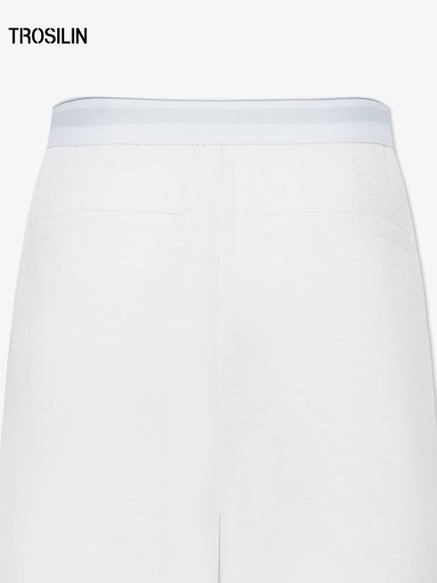 Stella Pearlescent Satin Pants