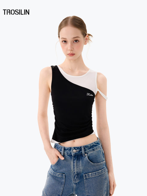 Day & Night Contrast Slim-Fit T-Shirt