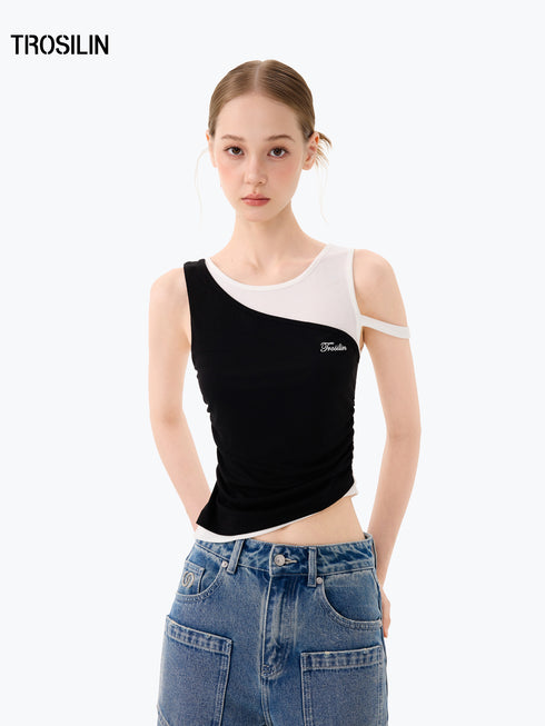 Day & Night Contrast Slim-Fit T-Shirt